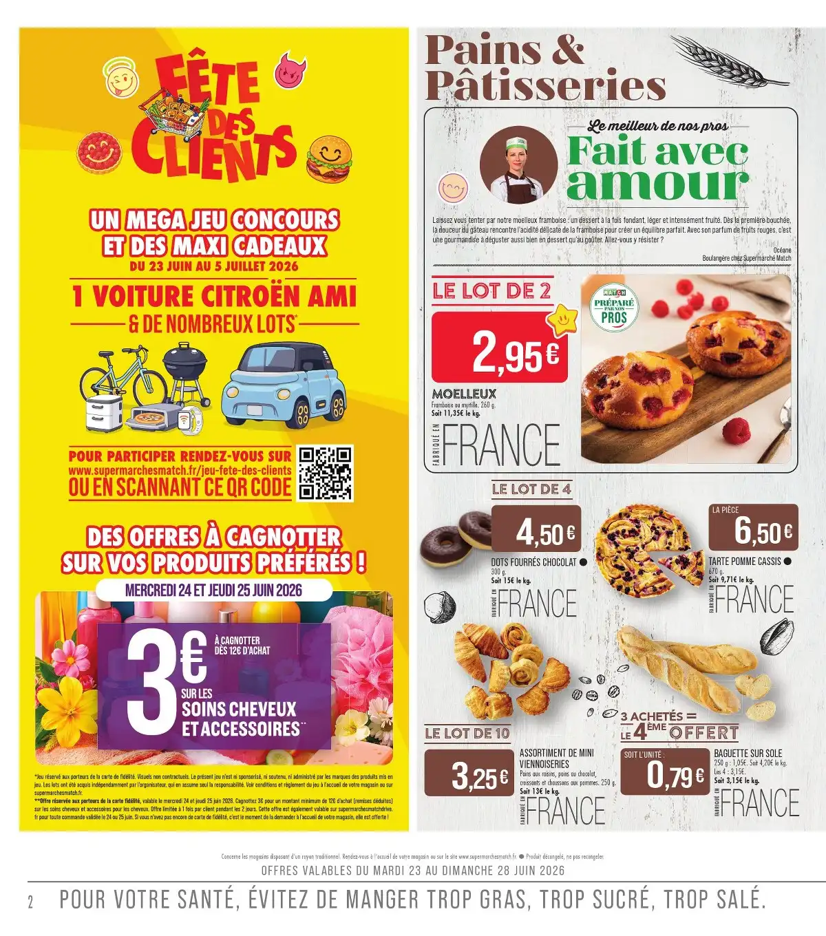 Catalogue Match Du 30 Juin Au 12 Juillet 2026 - Image 2 Du 23 Juin