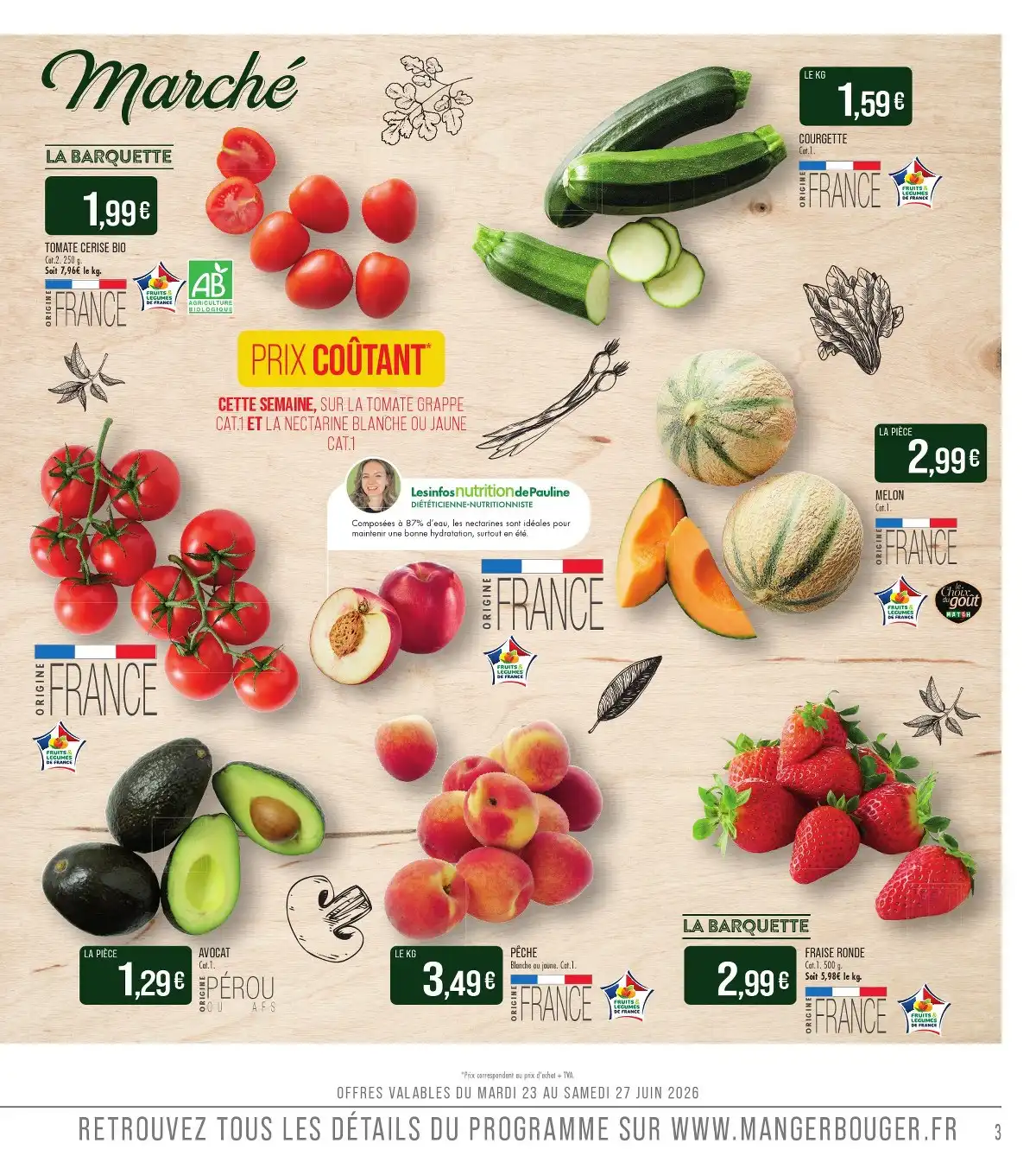 Catalogue Match Du 30 Juin Au 12 Juillet 2026 - Image 1 Du 23 Juin