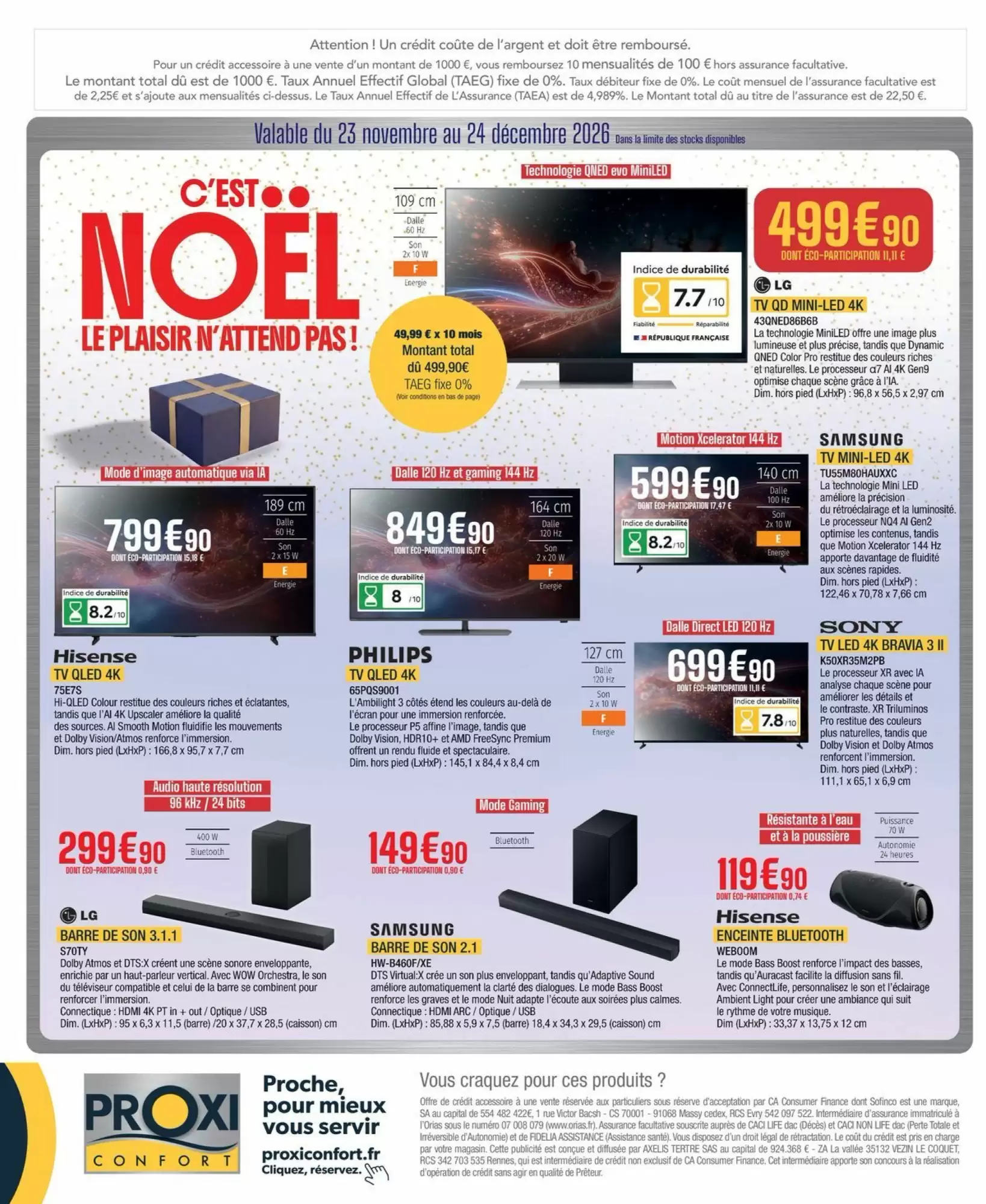 Catalogue Proxi Confort Noël 2026 - Image 2 Du 24 Novembre