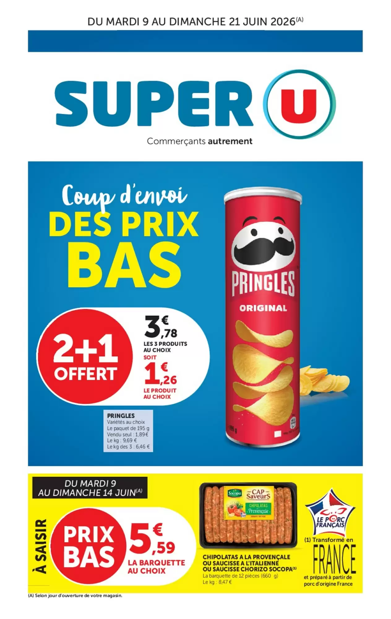Catalogue Super U Du 23 Juin Au 5 Juillet 2026 - Image 1 Du 9 Juin