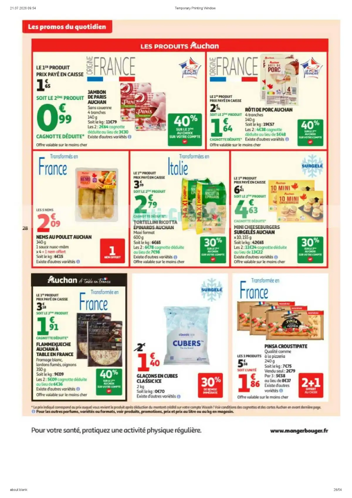 Catalogue Auchan Du 28 Juillet Au 9 Août 2026 - Image 2 Du 28 Juillet
