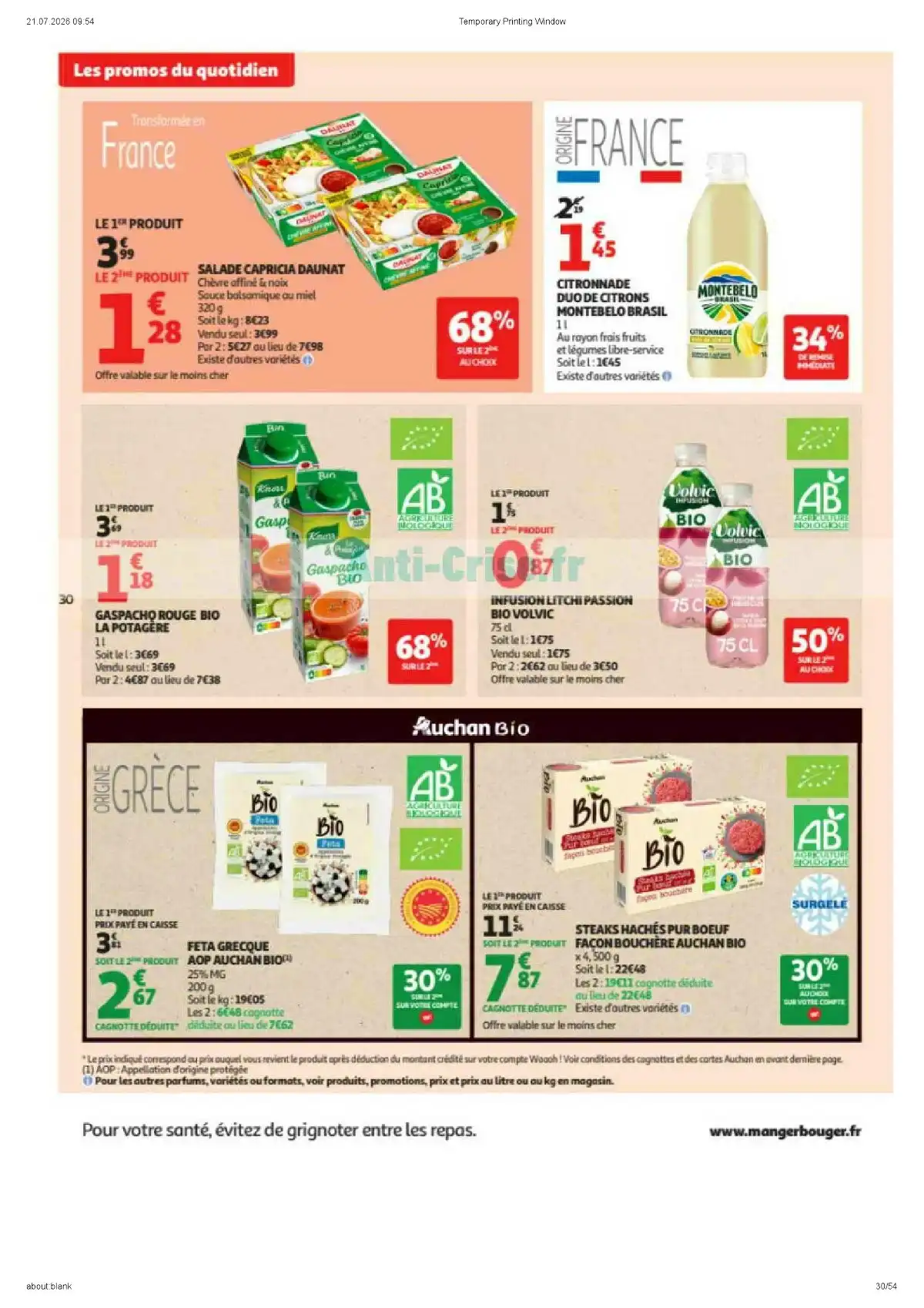 Catalogue Auchan Du 28 Juillet Au 9 Août 2026 - Image 4 Du 28 Juillet