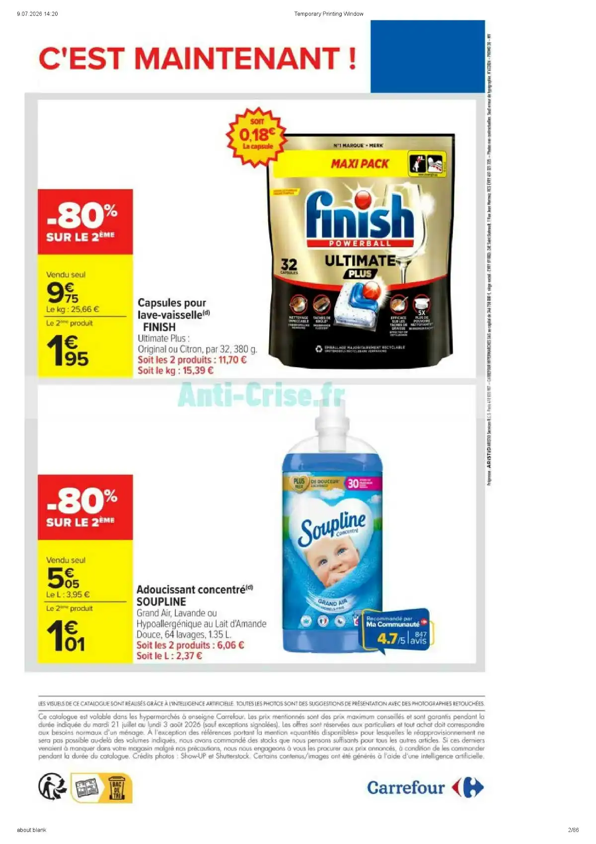 Catalogue Carrefour Du 21 Juillet Au 3 Août 2026 - Image 2 Du 21 Juillet