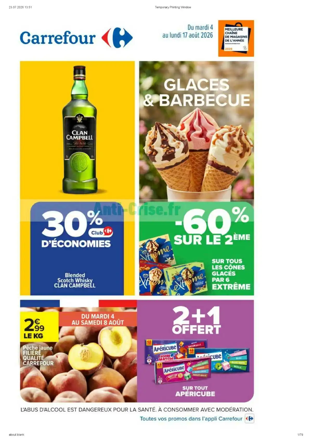 Carrefour Du 4 Août