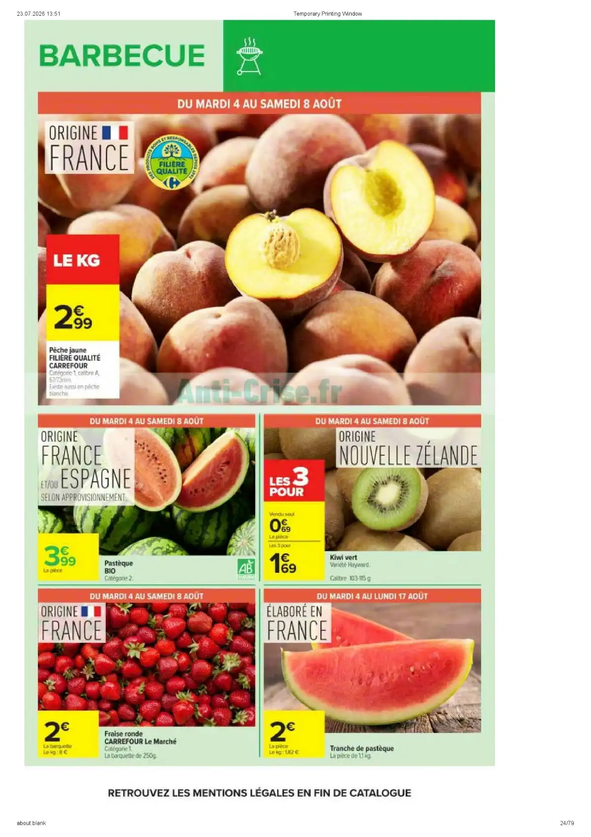 Catalogue Carrefour