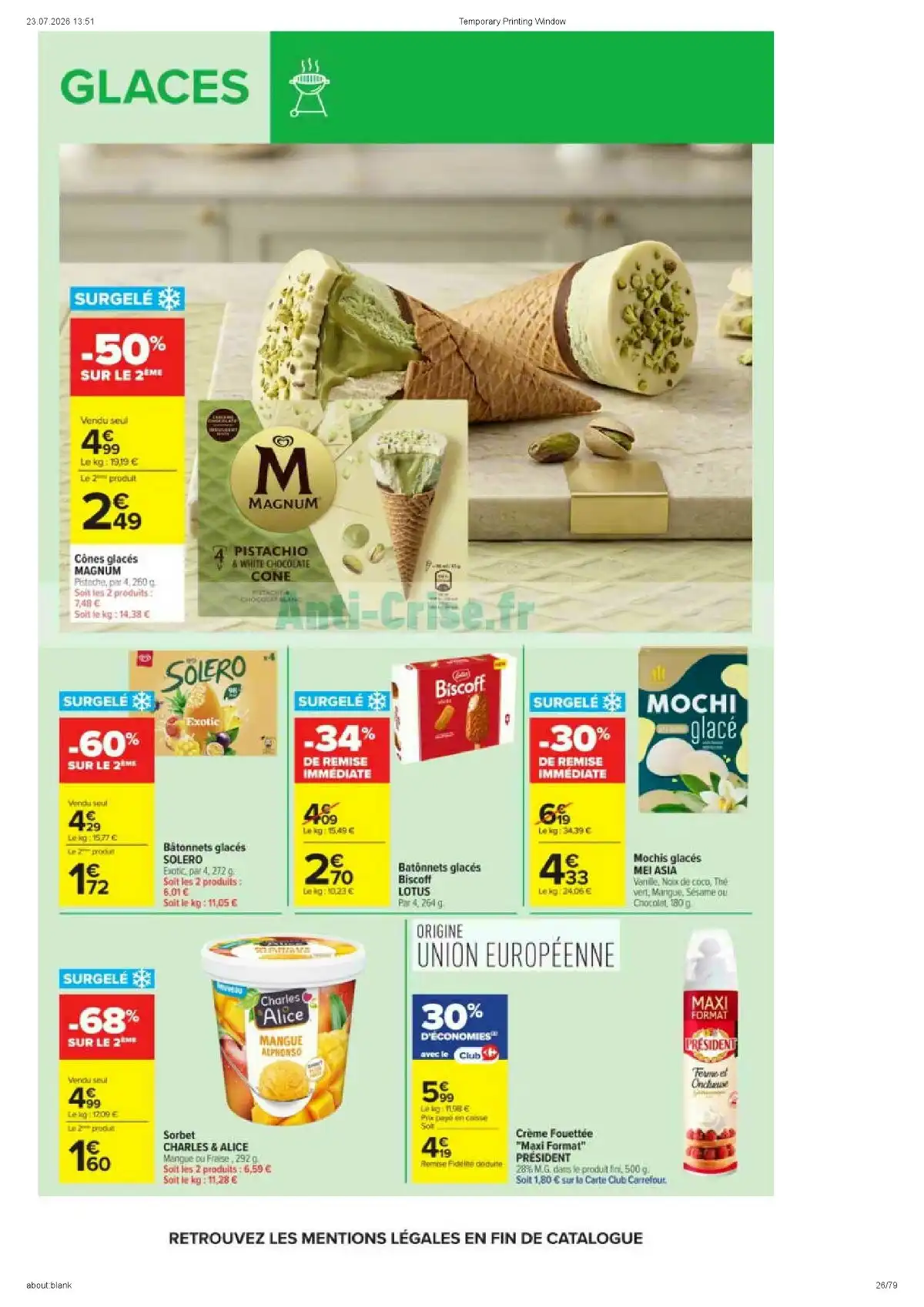 Catalogue Carrefour