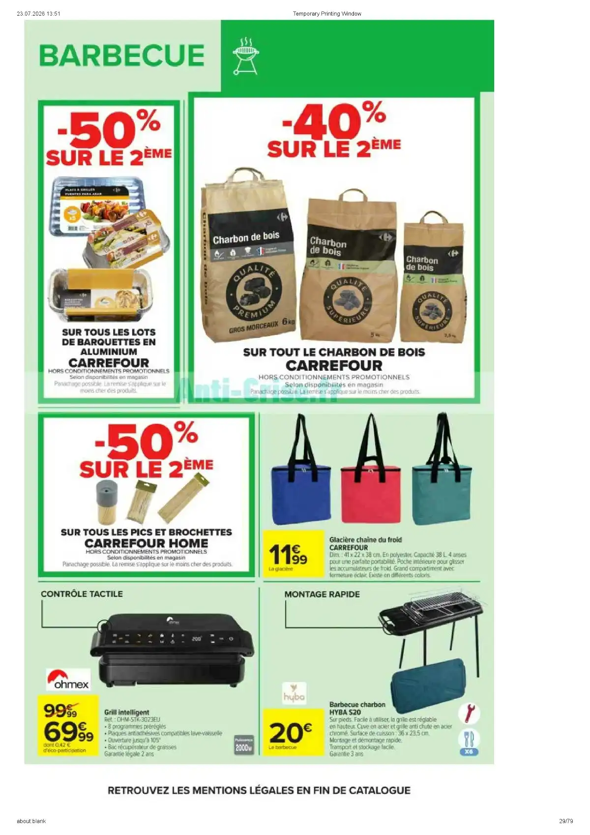 Catalogue Carrefour Market Du 11 Août Au 23 Août 2026 - Image 1 Catalogue Carrefour