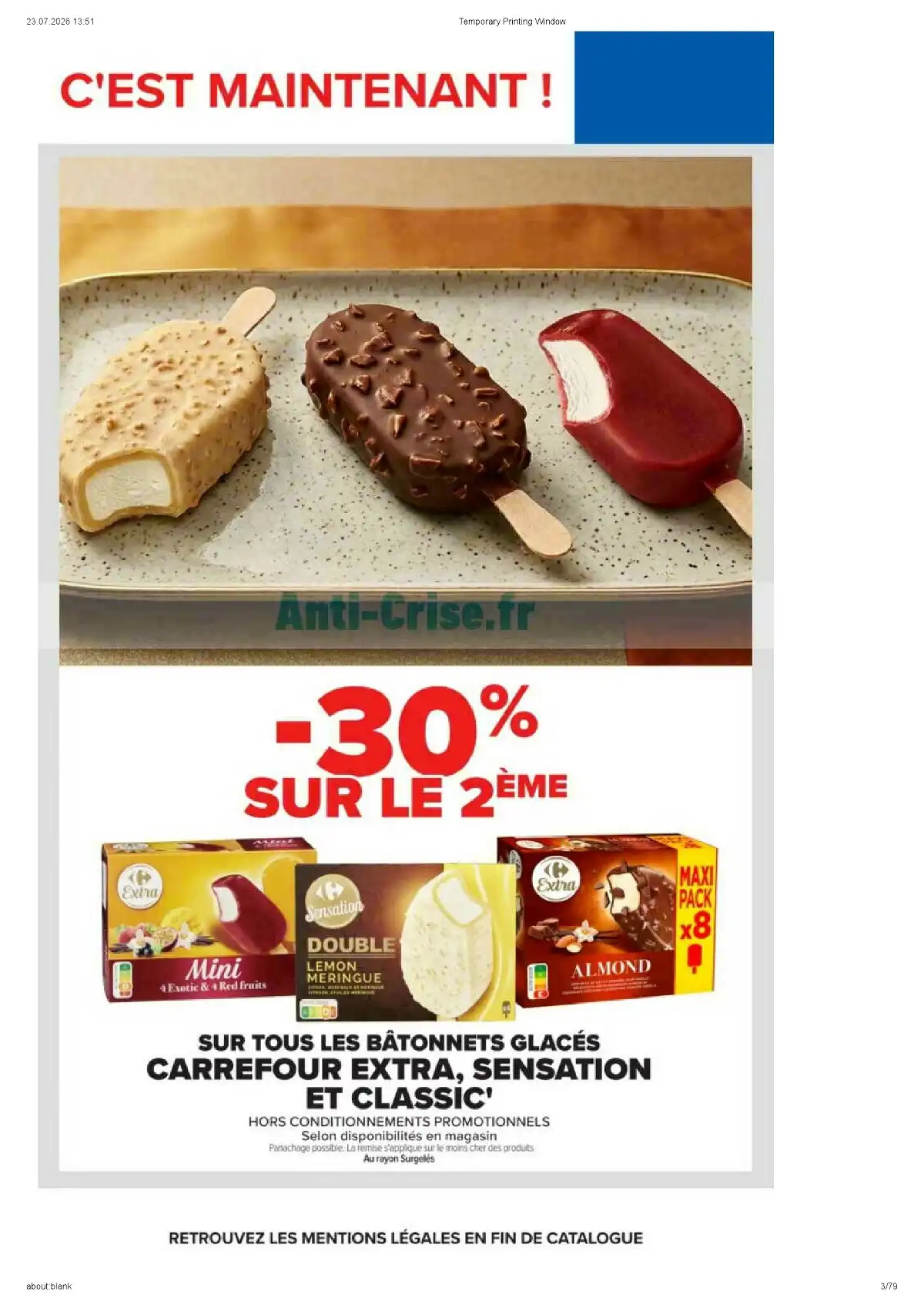 Carrefour Du 4 Août