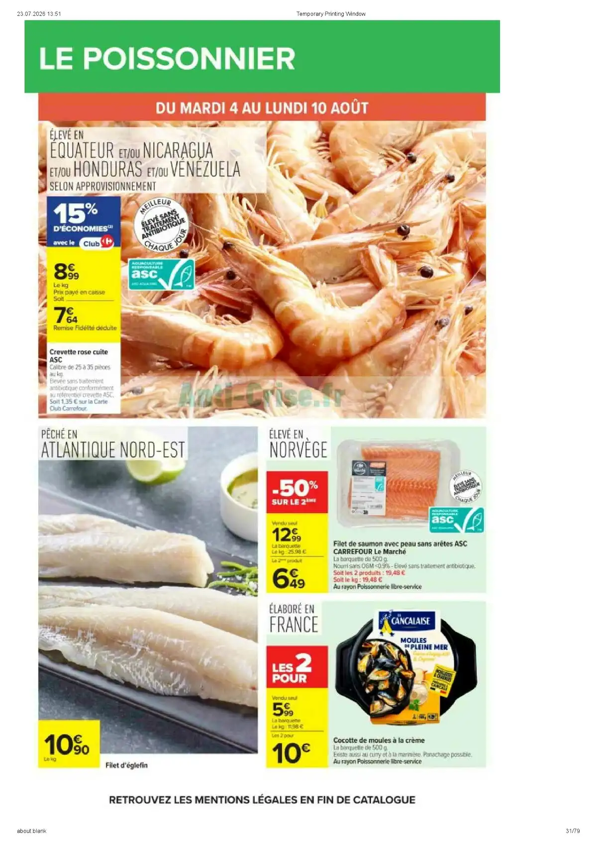 Catalogue Carrefour Market Du 11 Août Au 23 Août 2026 - Image 3 Catalogue Carrefour