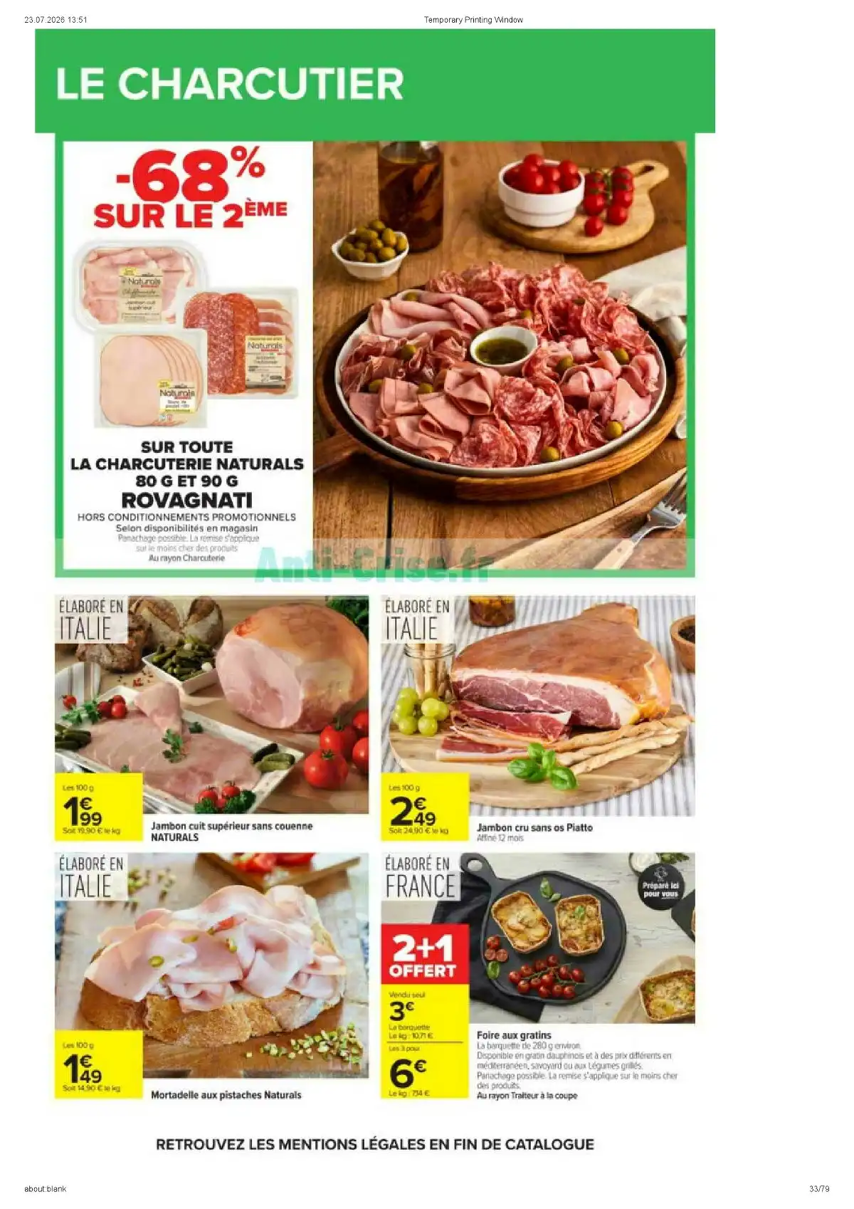 Catalogue Carrefour