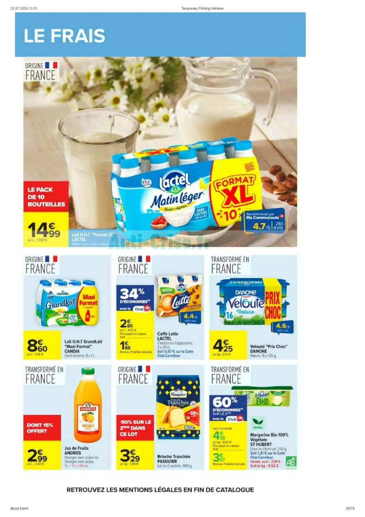 Catalogue Carrefour