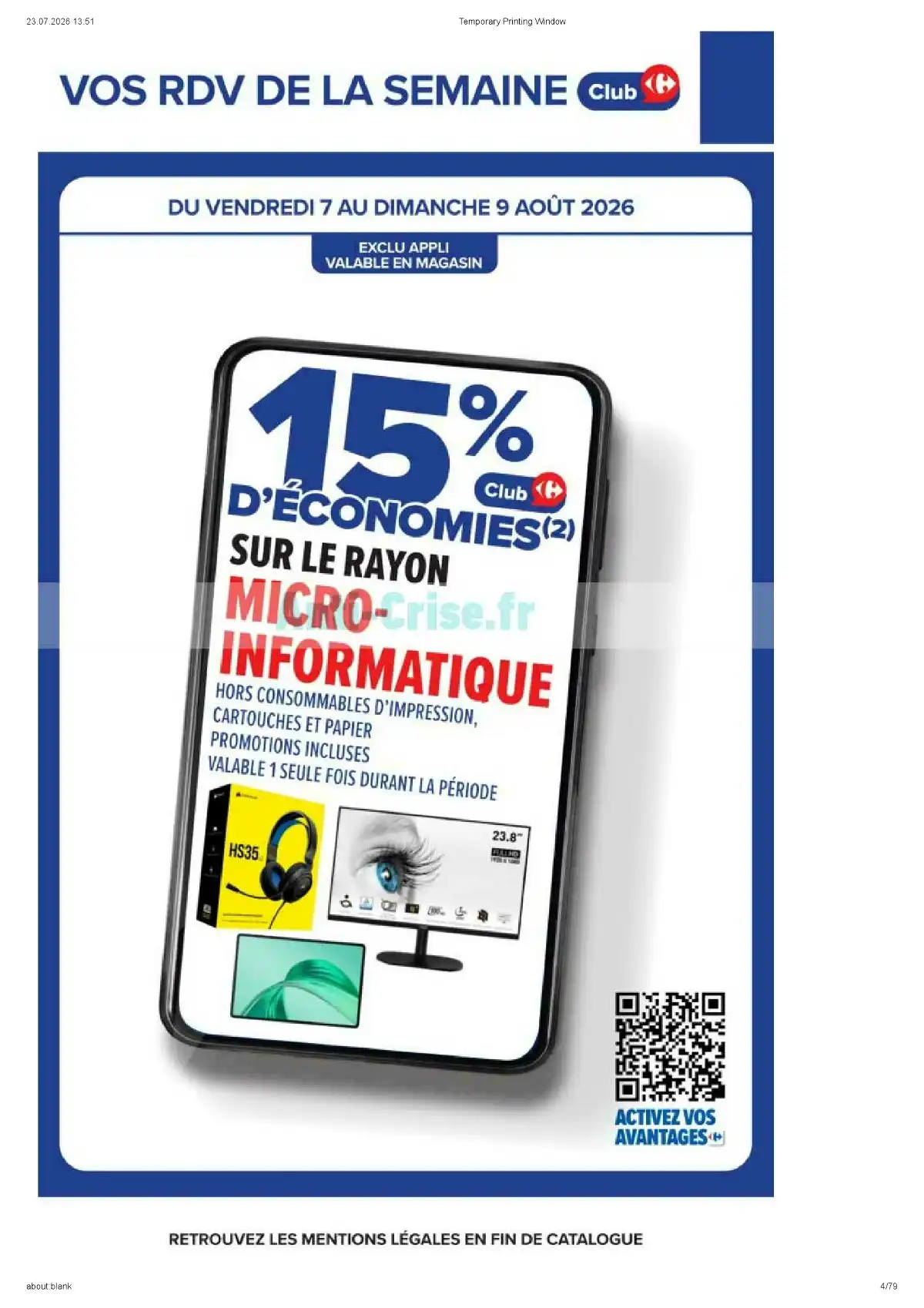 Carrefour Du 4 Août