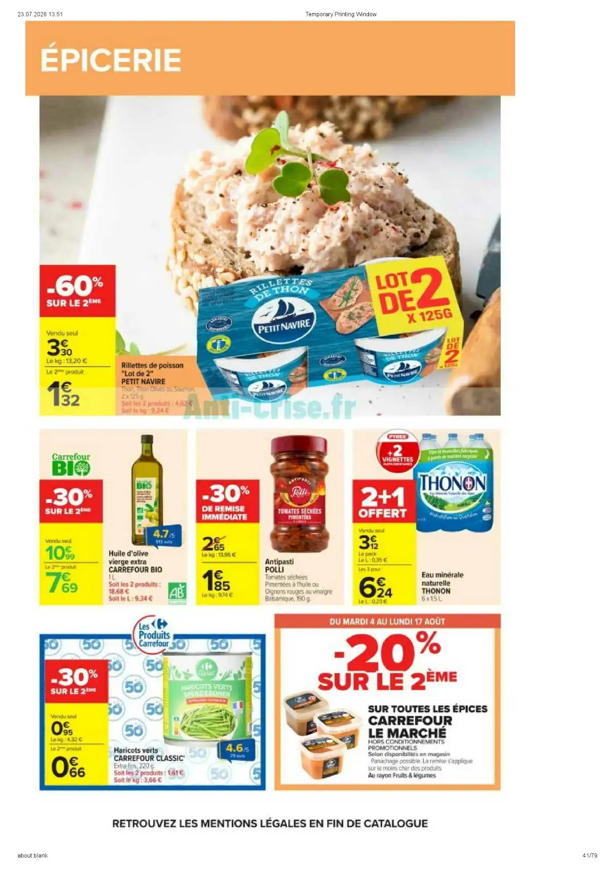 Catalogue Carrefour