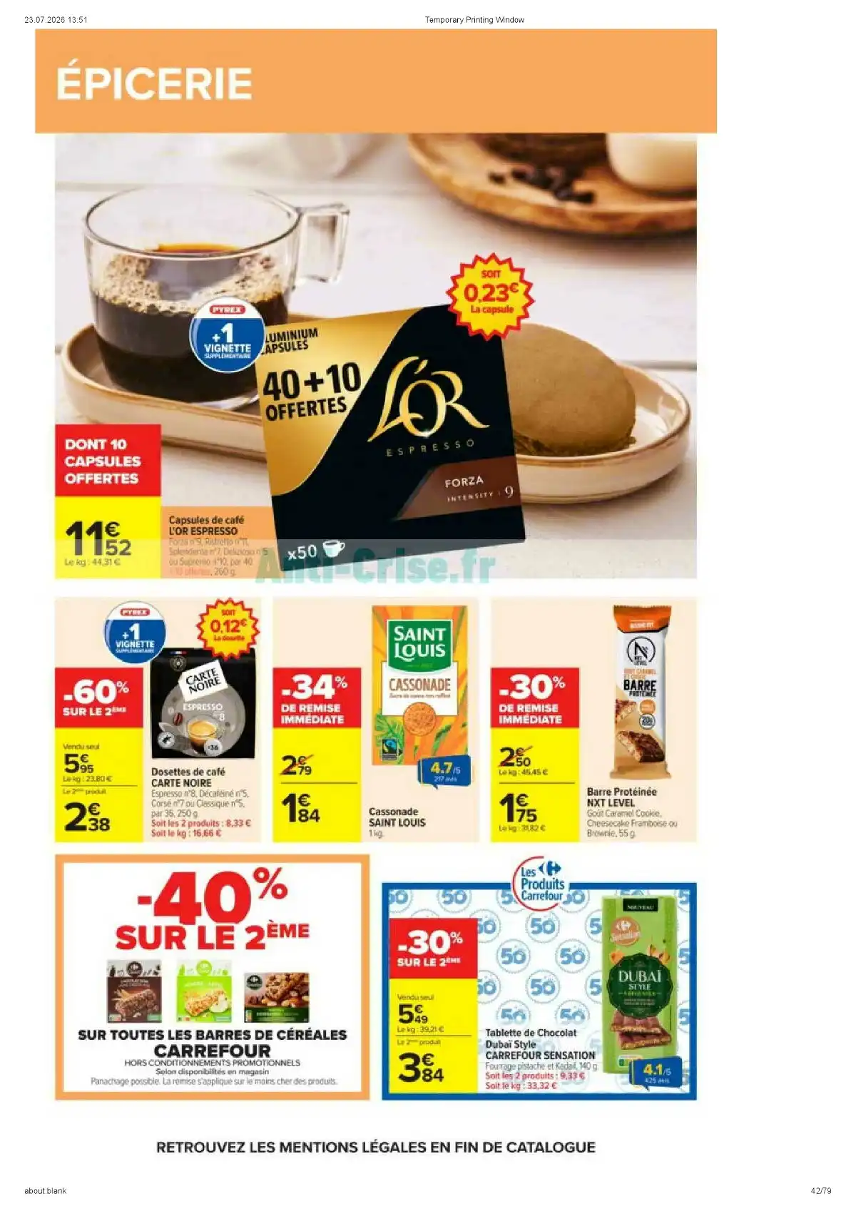 Catalogue Carrefour