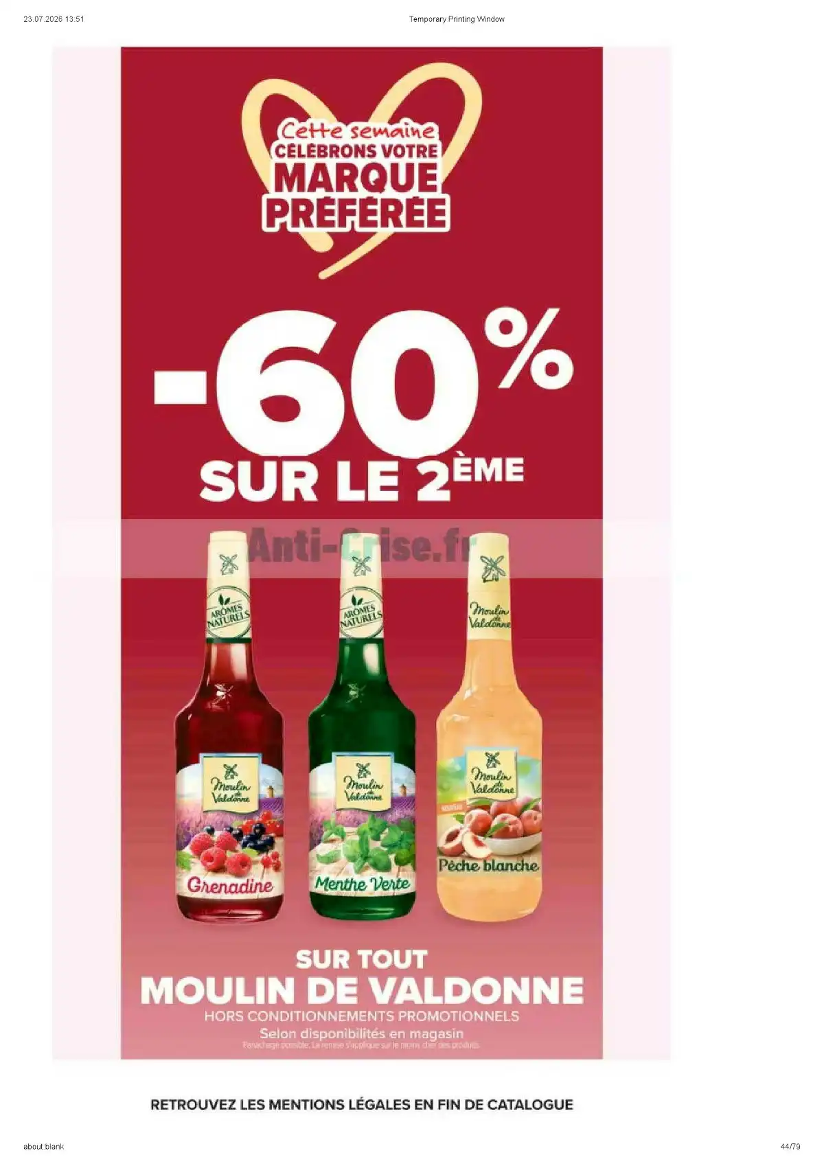 Catalogue Carrefour