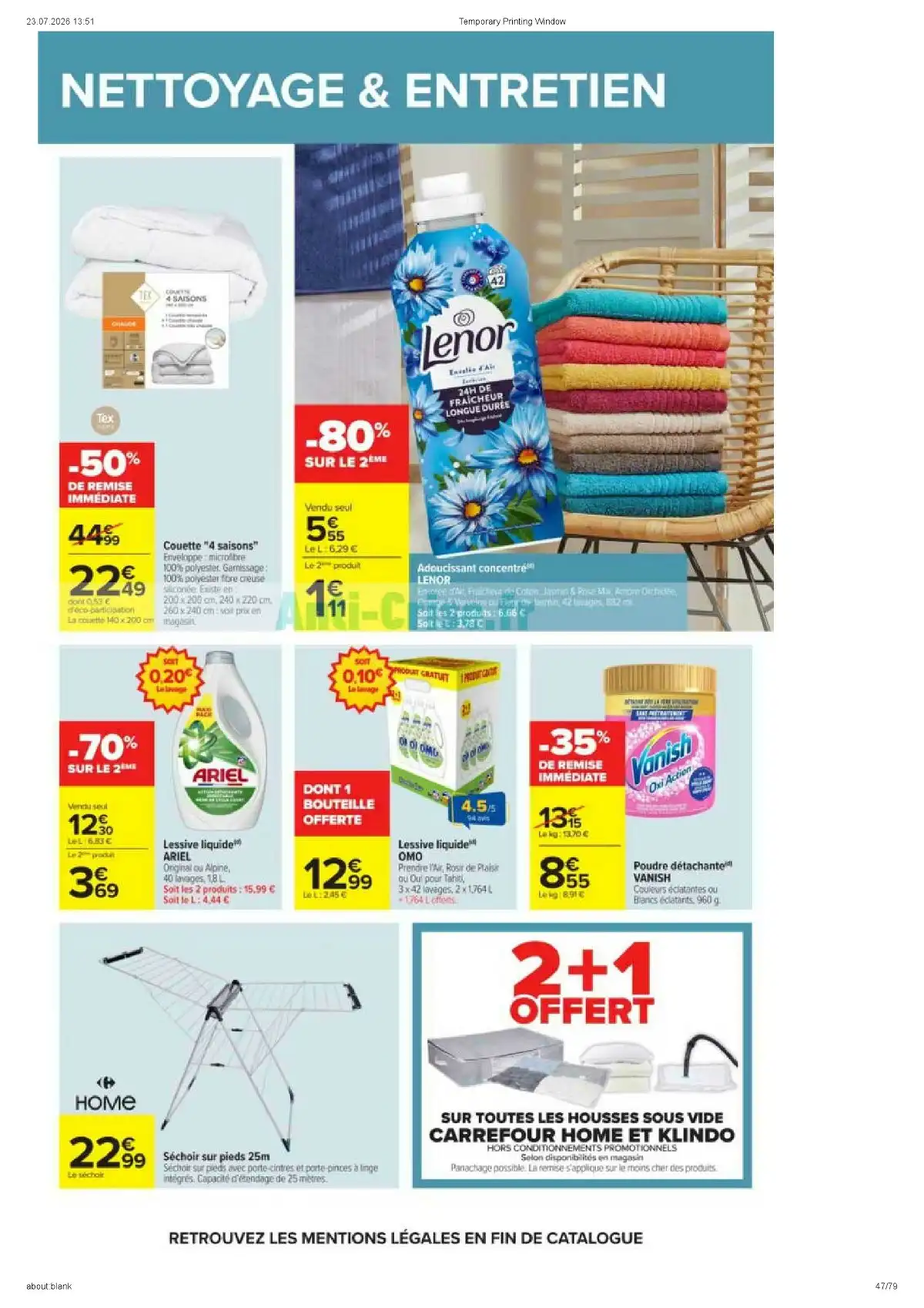 Catalogue Carrefour