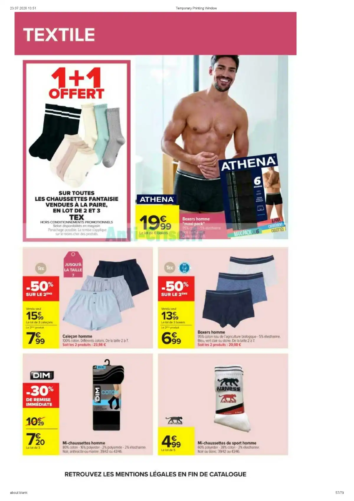 Catalogue Carrefour Market Du 11 Août Au 23 Août 2026 - Image 1 Catalogue Carrefour