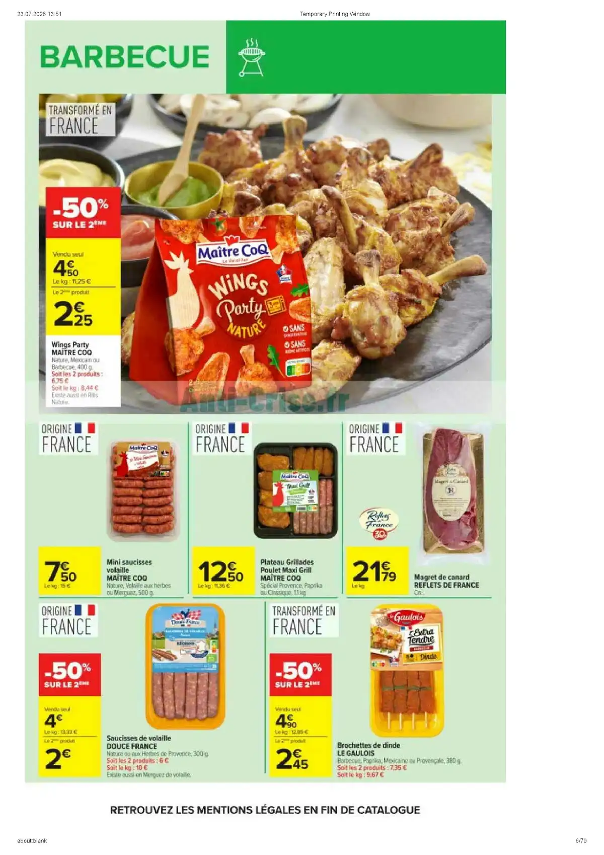 Carrefour Du 4 Août