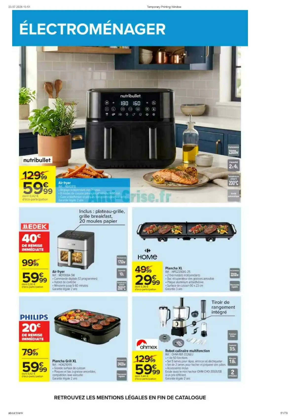 Catalogue Carrefour Market Du 11 Août Au 23 Août 2026 - Image 1 Catalogue Carrefour
