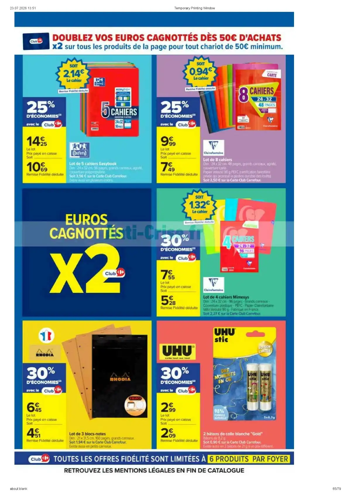 Carrefour Du 4 Août
