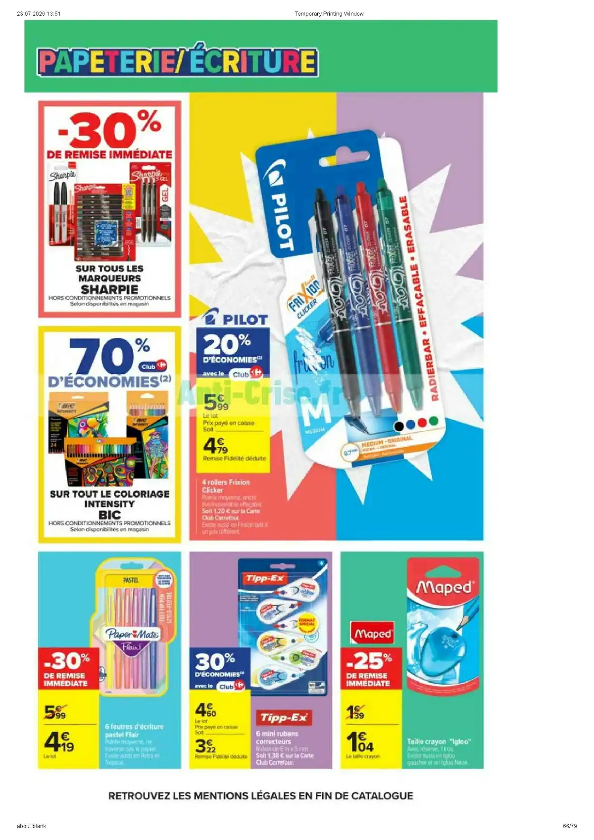 Carrefour Du 4 Août