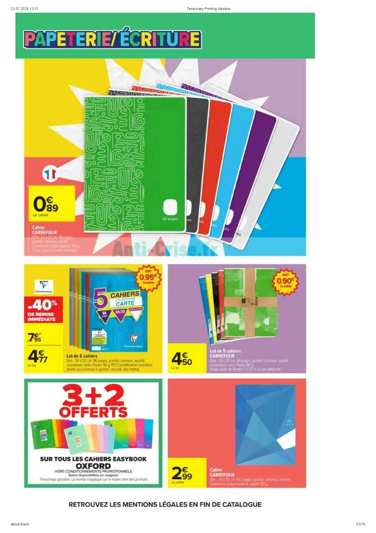 Carrefour Du 4 Août