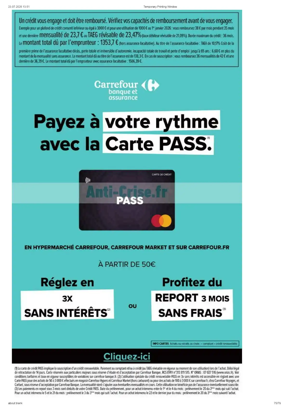 Carrefour Du 4 Août