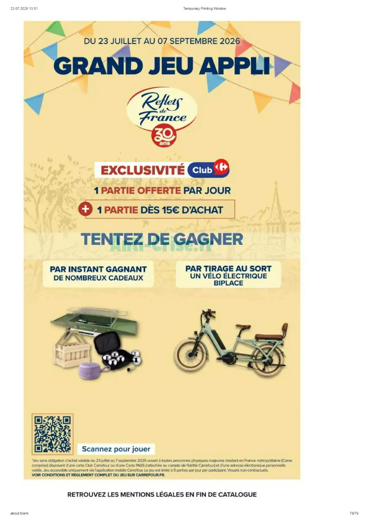 Carrefour Du 4 Août