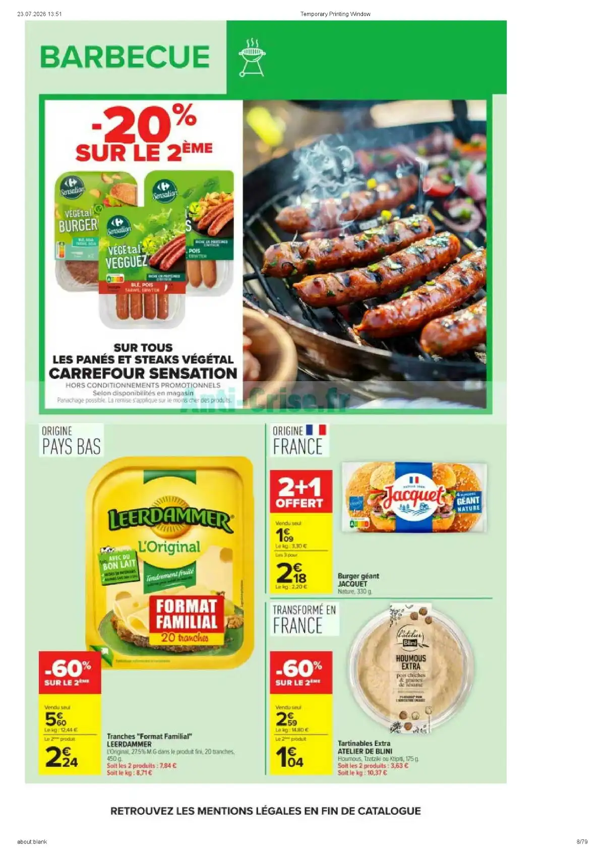 Catalogue Carrefour Market Du 11 Août Au 23 Août 2026 - Image 2 Catalogue Carrefour