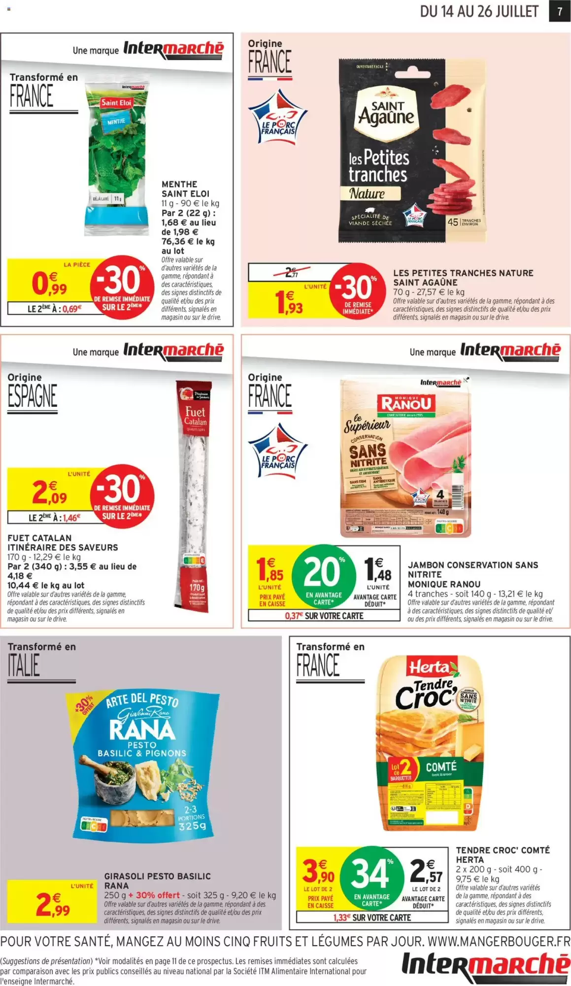 Catalogue Intermarché Super Du 14 Juillet Au 26 Juillet 2026 - Image 1 Du 14 Juillet