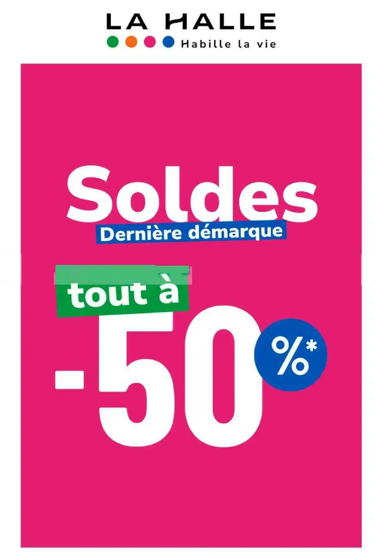 Catalogue La Halle Du 22 Juillet Au 28 Juillet 2026 - Image 1 Du 22 Juillet