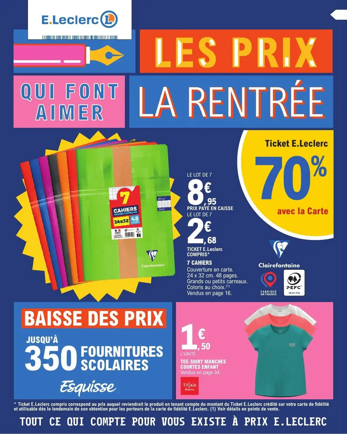 Catalogue Leclerc Du 18 Août Au 30 Août 2026 - Image 1 Du 28 Juillet - 29 Août