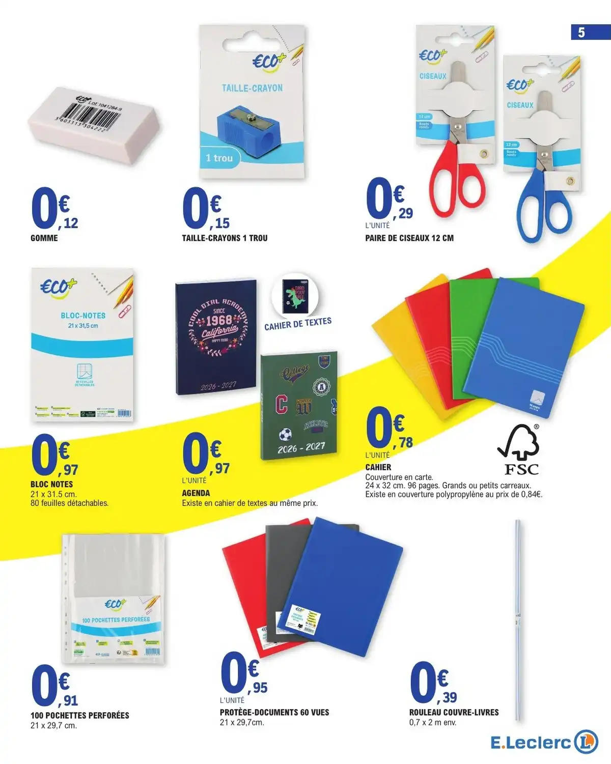 Catalogue Leclerc Du 18 Août Au 30 Août 2026 - Image 3 Du 28 Juillet - 29 Août