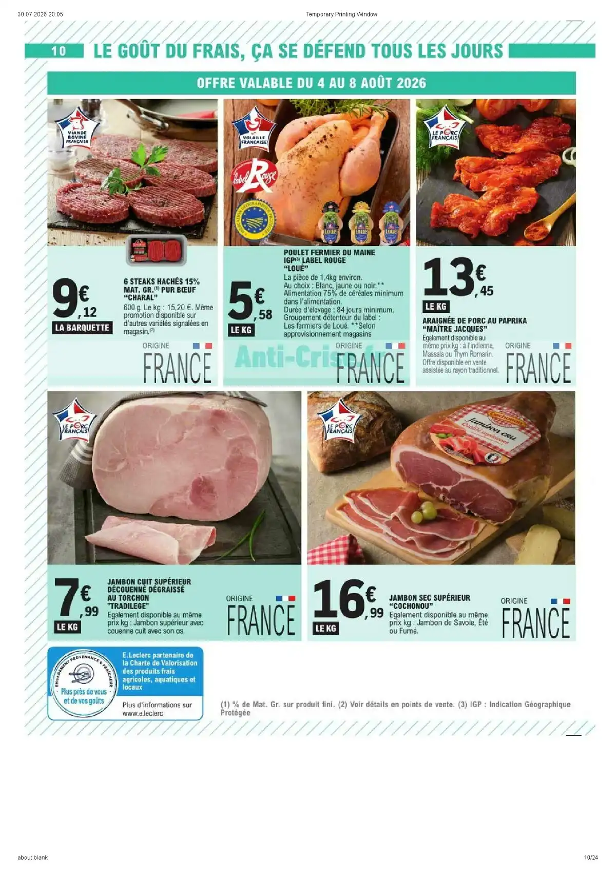 Catalogue Leclerc Du 4 Août Au 15 Août 2026 - Image 4 Leclerc Du 4 Août