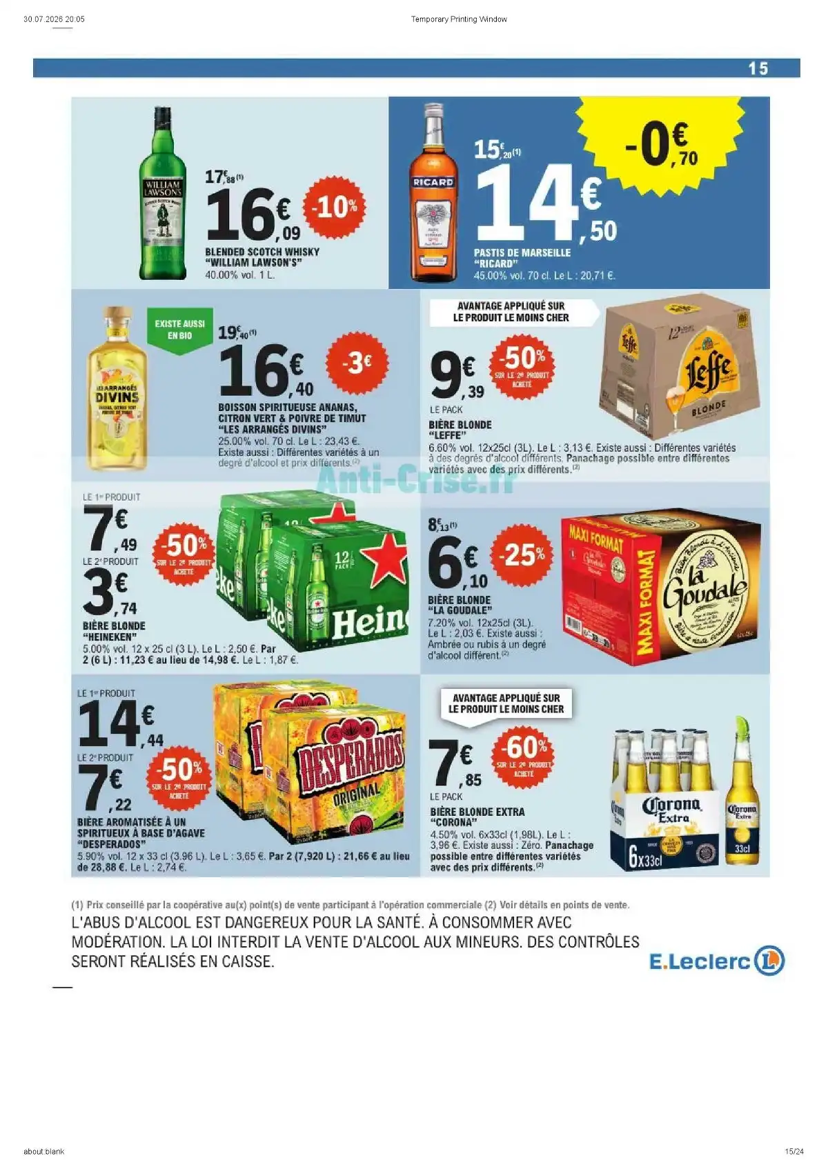 Catalogue Leclerc Du 4 Août Au 15 Août 2026 - Image 1 Leclerc Du 4 Août