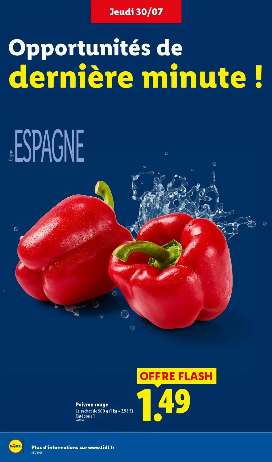 Du 30 Juillet
