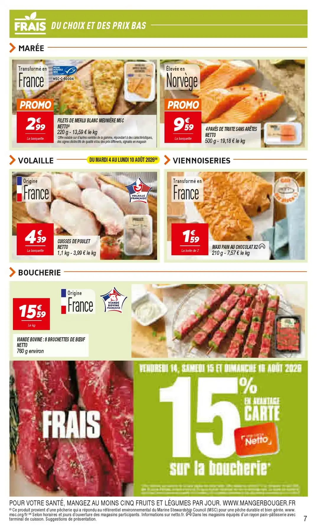 Catalogue Netto Du 4 Août Au 10 Août 2026 - Image 1 Du 4 Août
