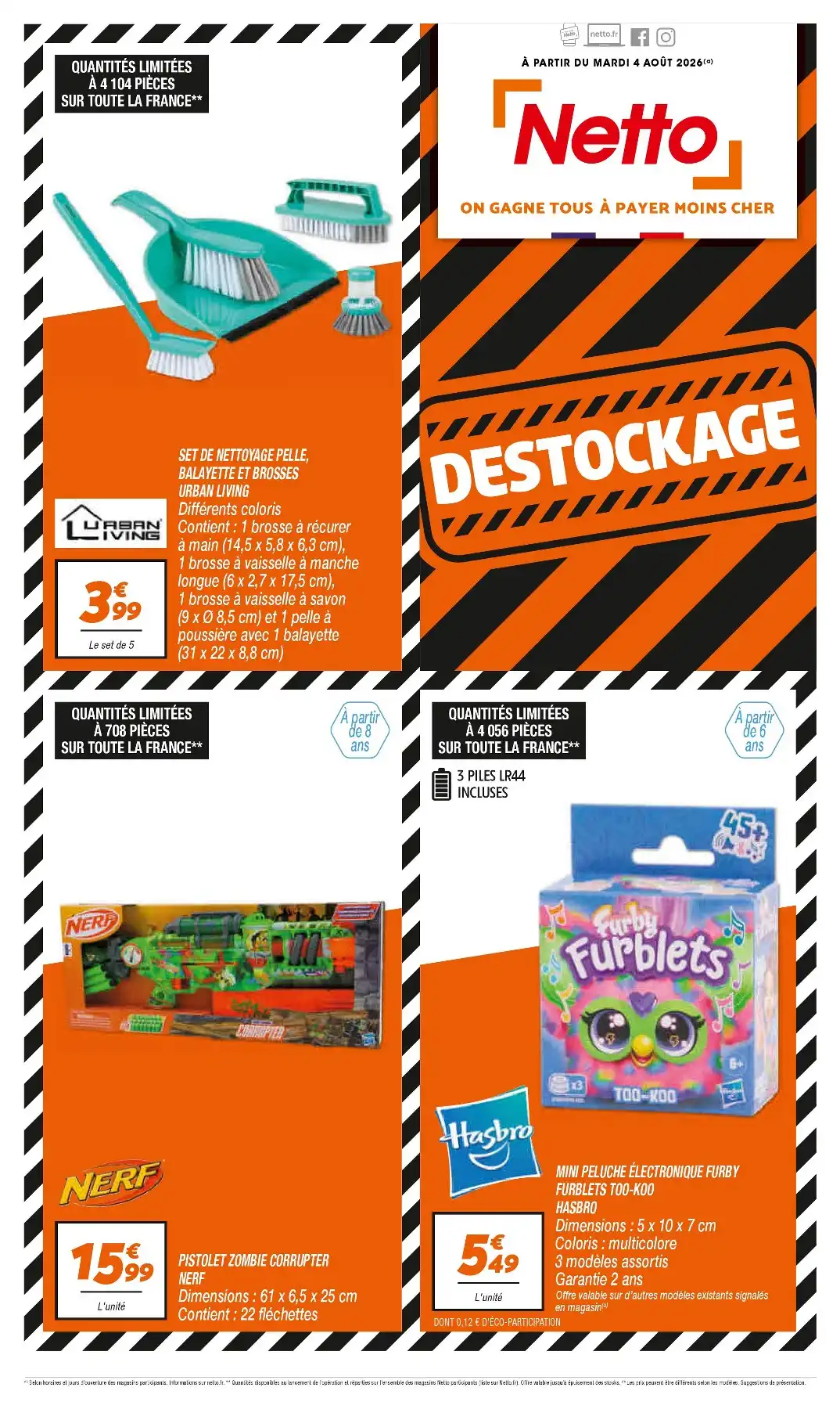 Catalogue Netto Du 4 Août Au 10 Août 2026 - Image 1 Du 4 Août - 1 Septembre