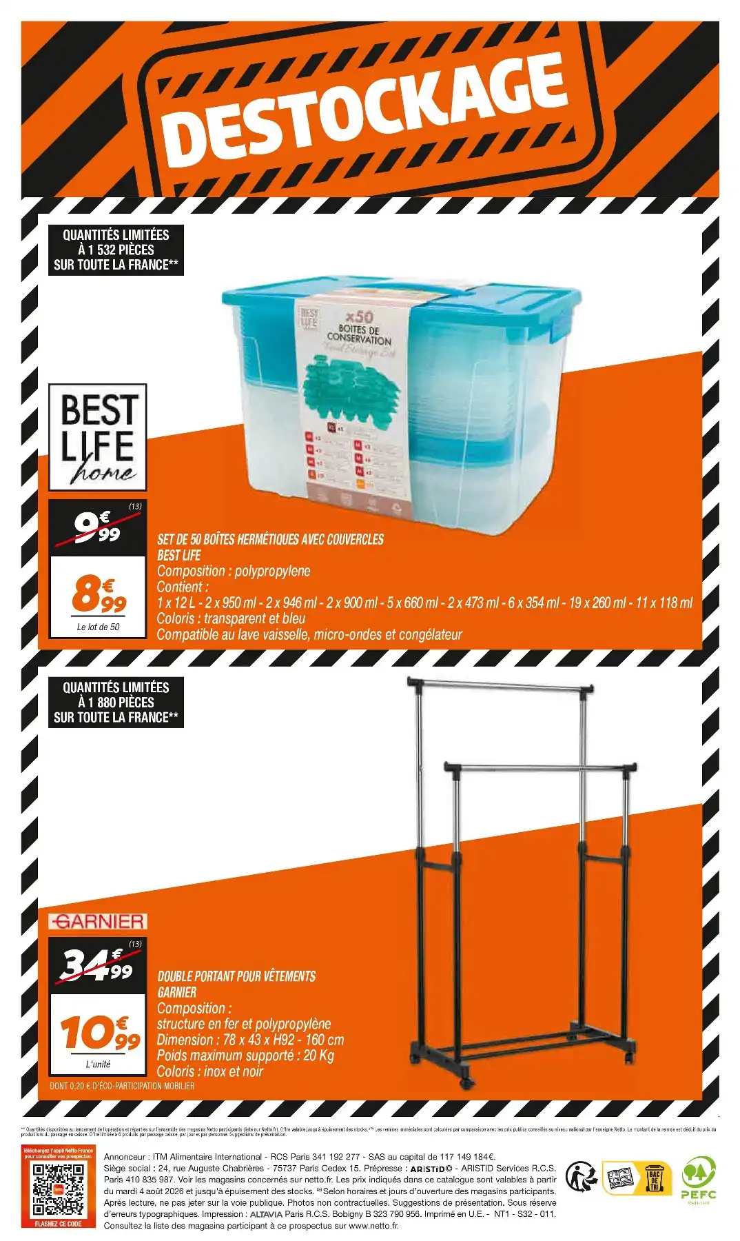 Catalogue Netto Du 4 Août Au 10 Août 2026 - Image 2 Du 4 Août - 1 Septembre