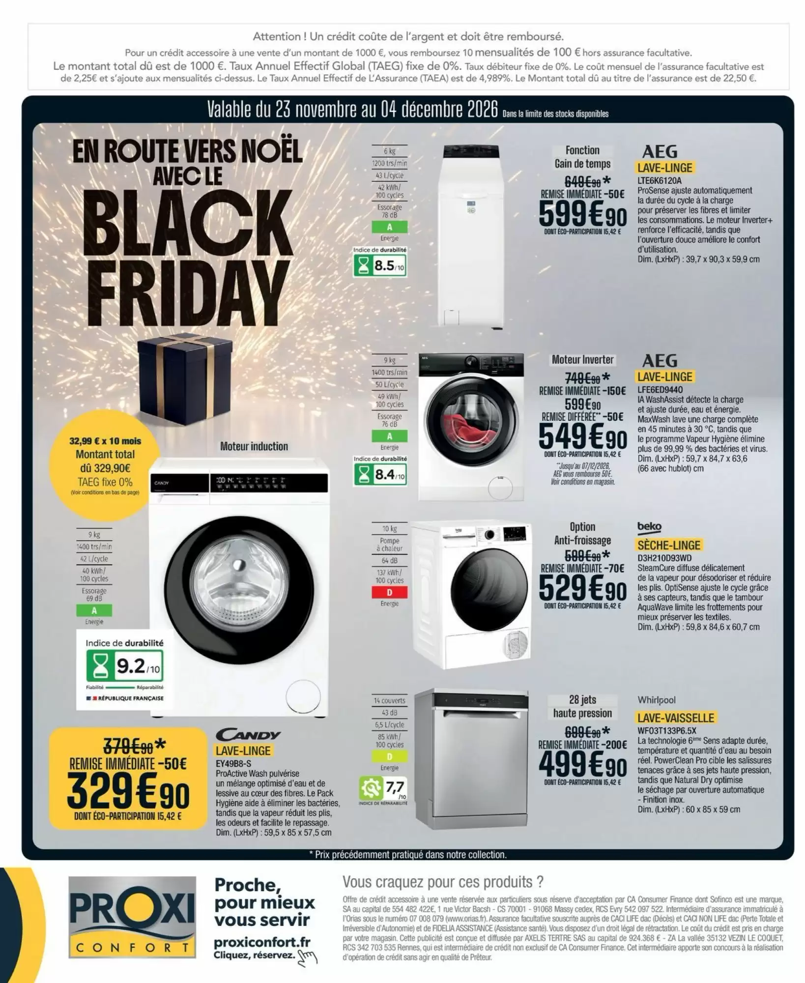 Catalogue Proxi Confort Black Friday 2026 - Image 2 Du 23 Novembre