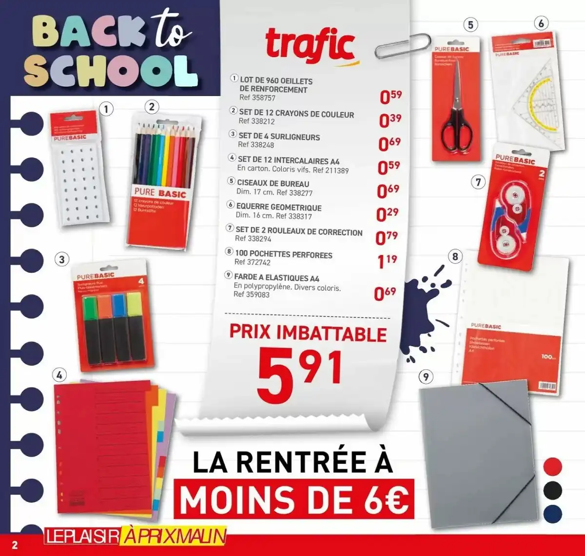 Catalogue Trafic Du 5 Août Au 9 Août 2026 - Image 2 Du 5 Août