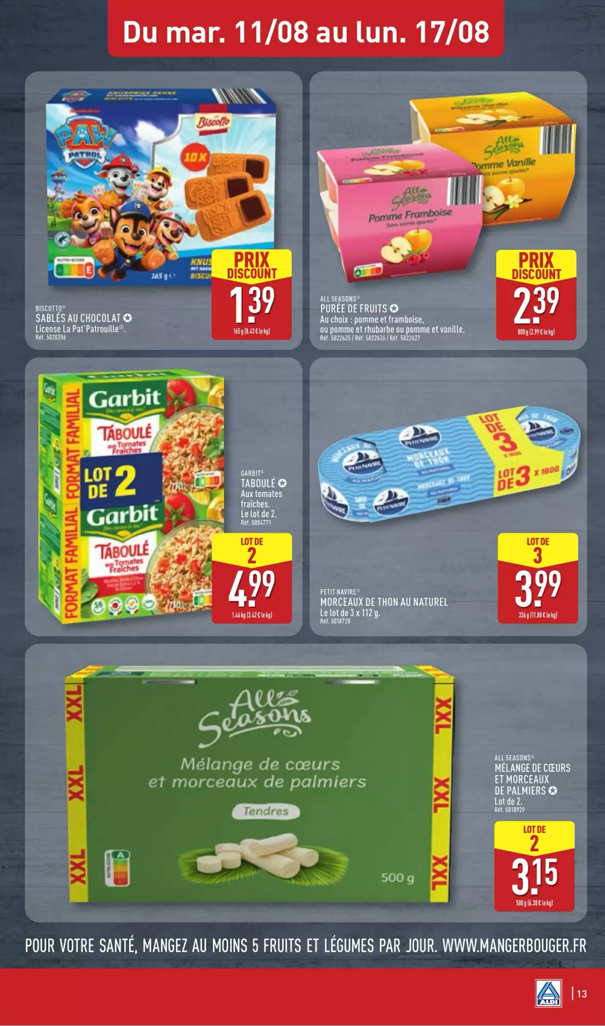 Catalogue Aldi Du 11 Août Au 17 Août 2026 - Image 1 Du 11 Août