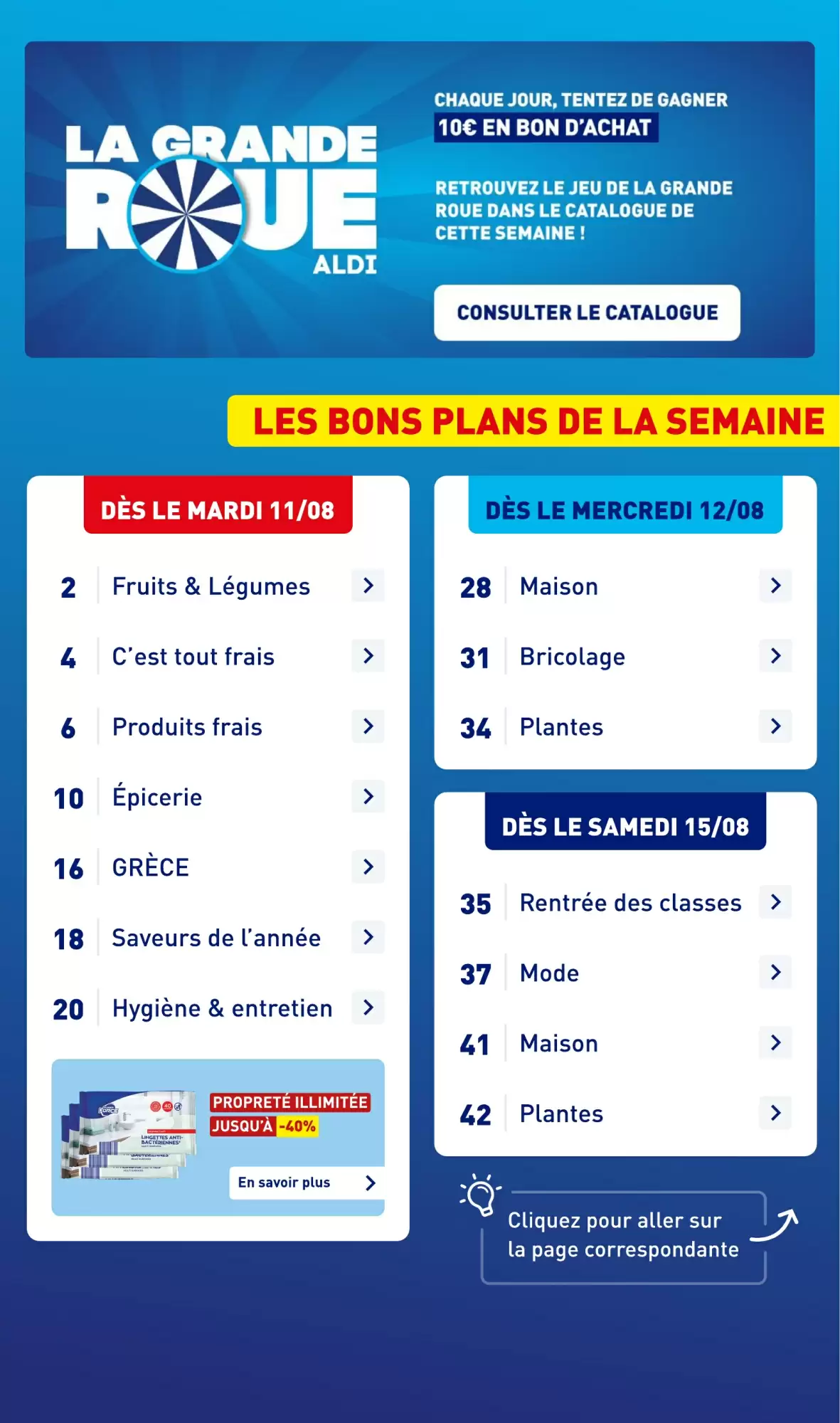 Catalogue Aldi Du 11 Août Au 17 Août 2026 - Image 1 Du 11 Août
