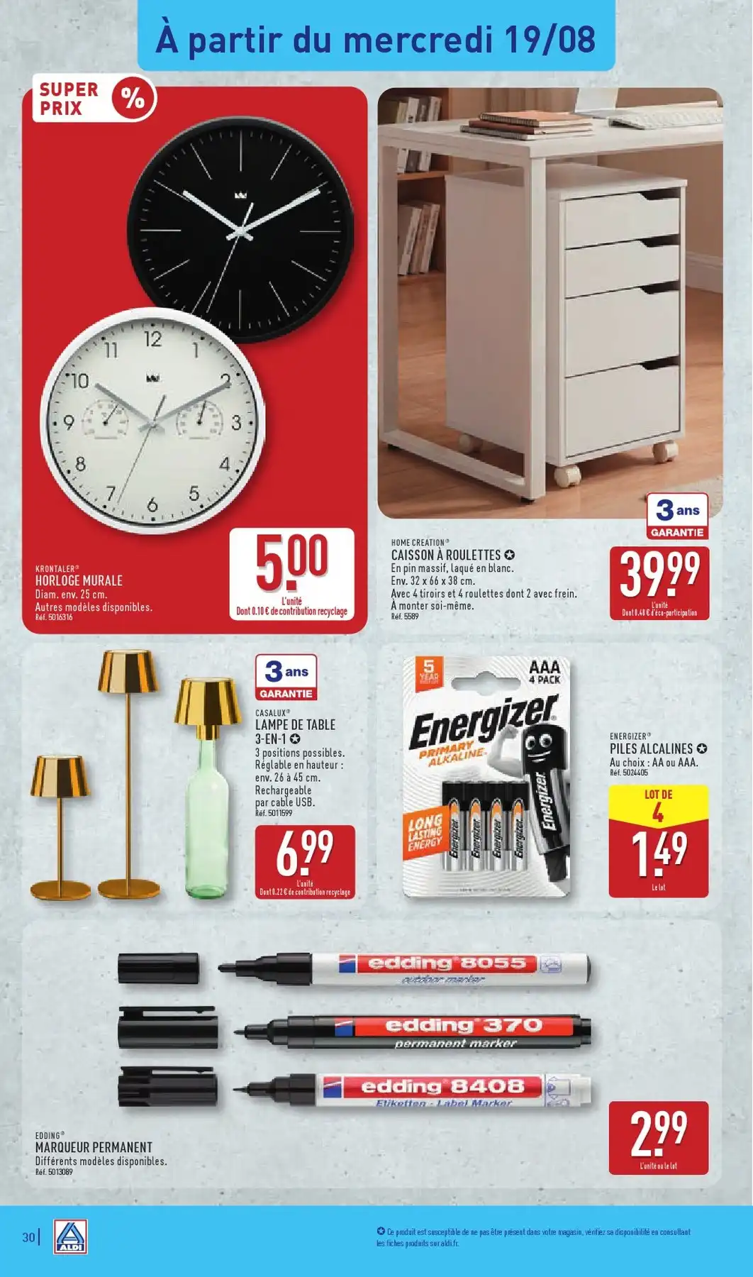 Catalogue Aldi Du 18 Août Au 24 Août 2026 - Image 1 Du 18 Août