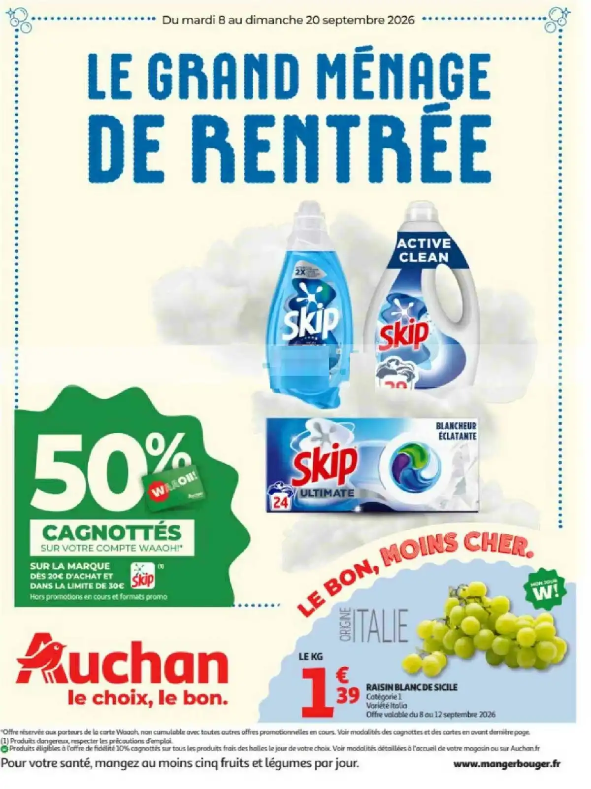 Catalogue Auchan Du 8 Septembre Au 20 Septembre 2026 - Image 1 Du 8 Septembre