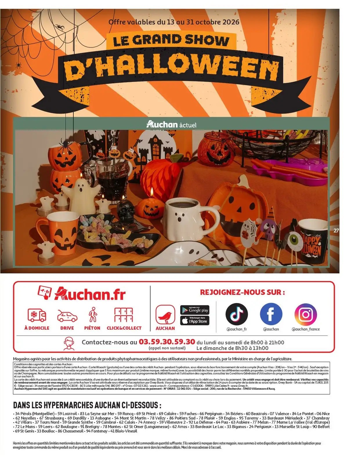 Catalogue Auchan Du 13 Octobre Au 25 Octobre 2026 - Image 1 Du 1 Septembre Inspiration Déco
