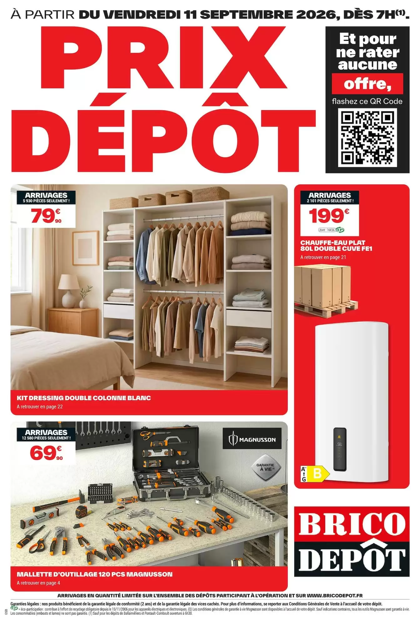 Catalogue Brico Dépôt Du 11 Septembre Au 24 Septembre 2026 - Image 1 Du 11 Septembre