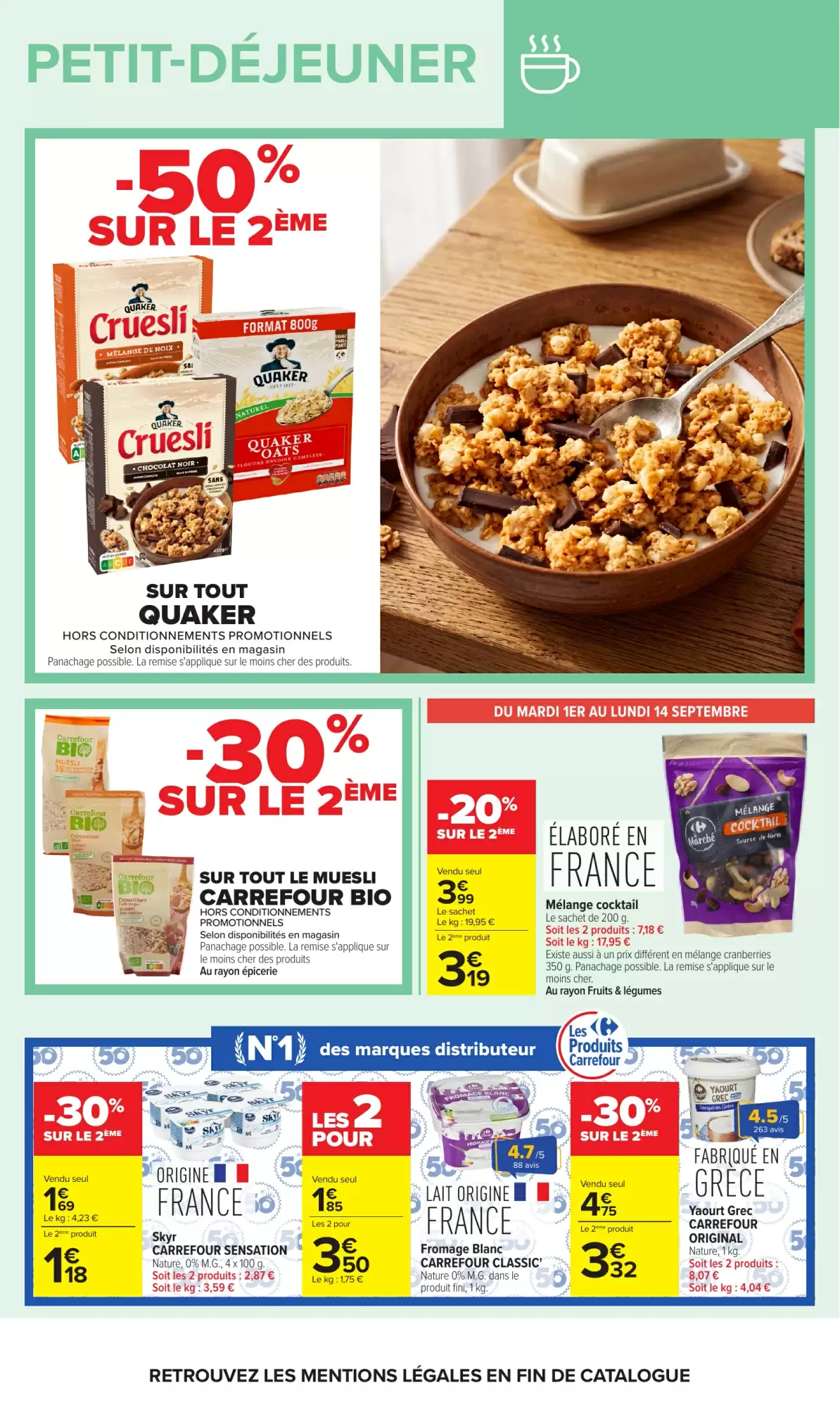 Catalogue Carrefour Du 1 Septembre Au 14 Septembre 2026 - Image 4 Catalogue Carrefour Du 1 Septembre Au 14 Septembre 2026 - Page