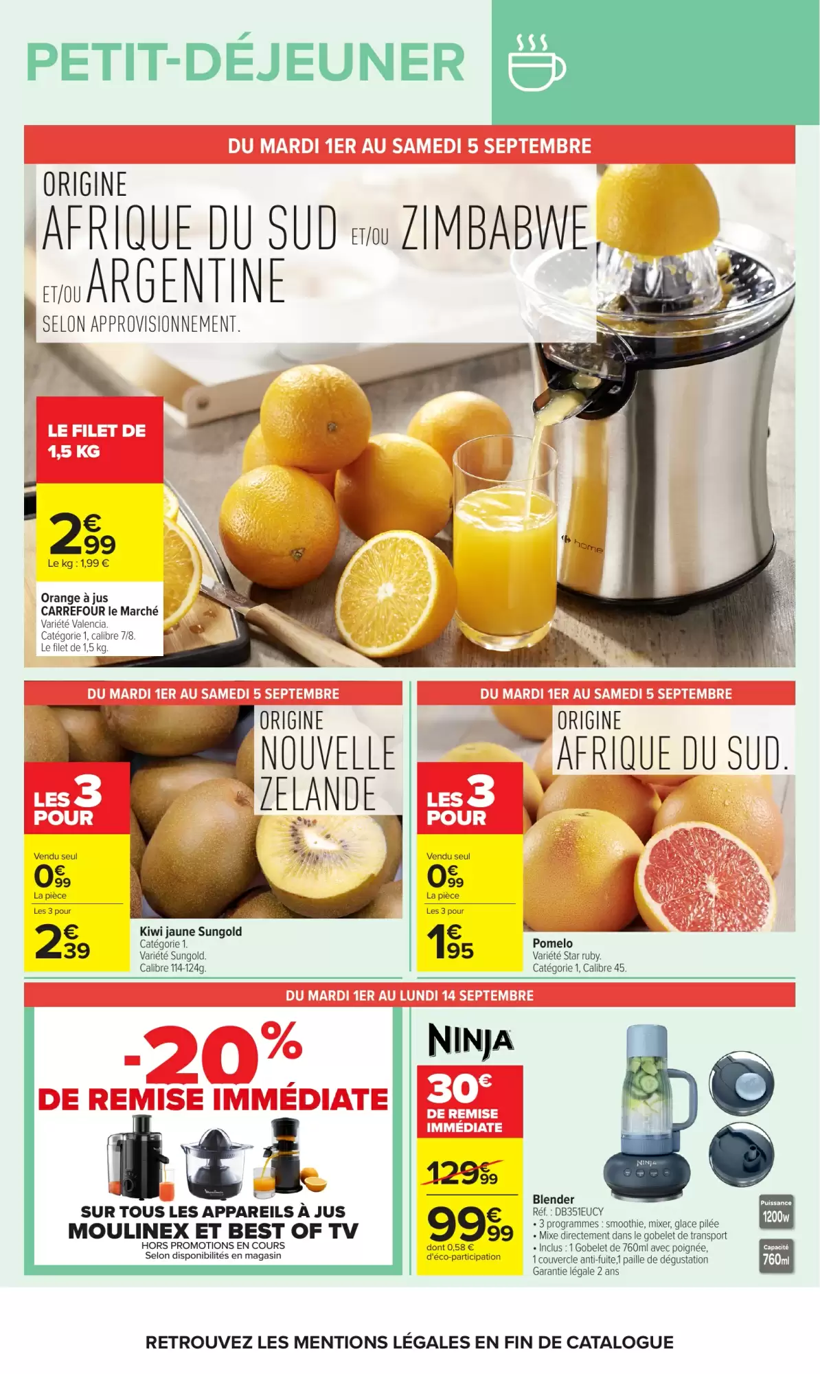 Catalogue Carrefour Du 1 Septembre Au 14 Septembre 2026 - Image 1 Catalogue Carrefour Du 1 Septembre Au 14 Septembre 2026 - Page
