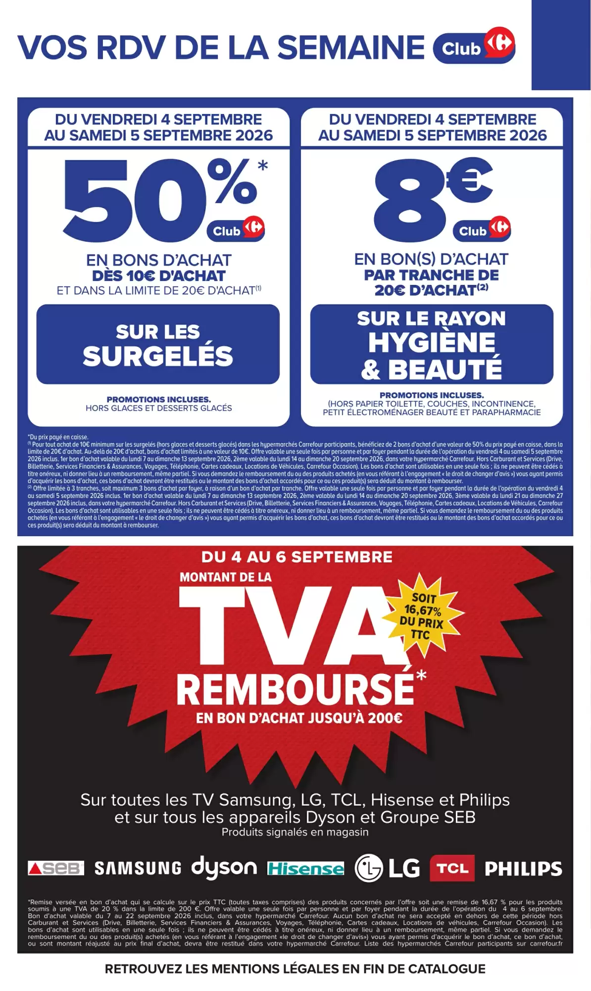 Catalogue Carrefour Du 1 Septembre Au 14 Septembre 2026 - Page